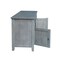 International Concepts Entertainment / TV Stand with 2 Doors, Heather Grey-Antique Washed TV105-51 - alternate 9